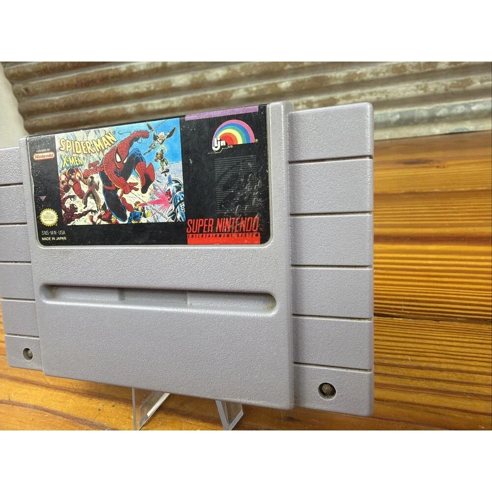 Spider-Man and The X-Men in Arcade's Revenge (SNES, 1992) - Tested Cart Only